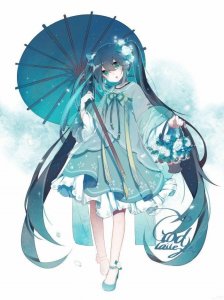 ​8张古典风格的初音未来美图壁纸，这是你没看过的东方之美