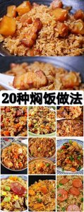 ​20种懒人网红焖米饭做法及配料（二）家常菜食谱菜单做法教程大全